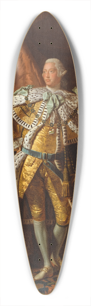 Allan Ramsay - King George III 39.3 inch art pintail longboard deck