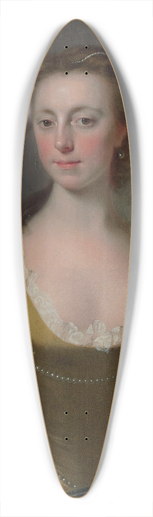 Allan Ramsay - Portrait Of A Lady, Traditionally Identified As Mrs. Kitty Clive 39.3 inch art pintail longboard deck