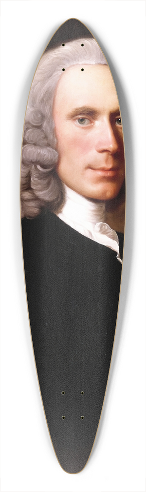 Allan Ramsay - Portrait of John Reid 39.3 inch art pintail longboard deck
