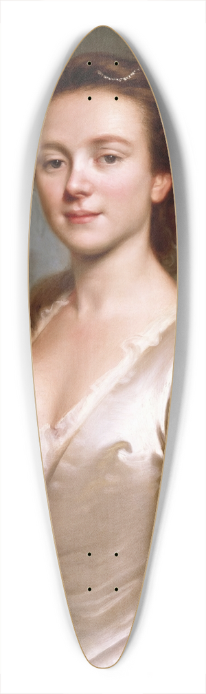 Allan Ramsay - Portrait of Miss Craigie 39.3 inch art pintail longboard deck Allan Ramsay - Portrait of Miss Craigie 39.3 inch art pintail longboard deck