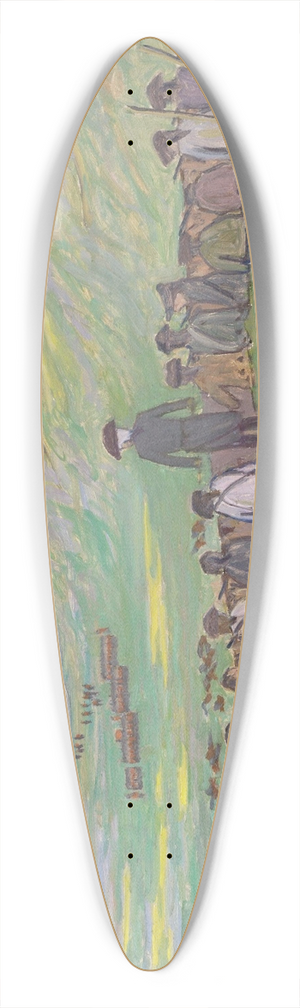 Allen Tucker - Bunker Hill 39.3 inch art pintail longboard deck