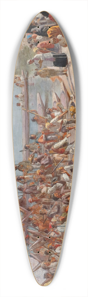 Almeida Jnior - Study for Departure of the Mono 39.3 inch art pintail longboard deck