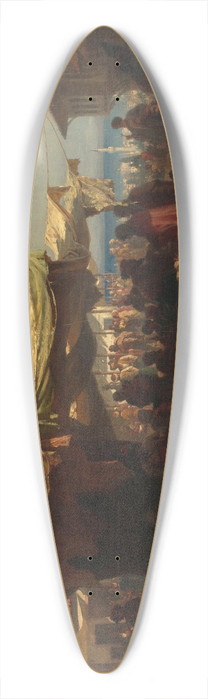 Alois Schnn - Markt von Konstantinopel 39.3 inch art pintail longboard deck