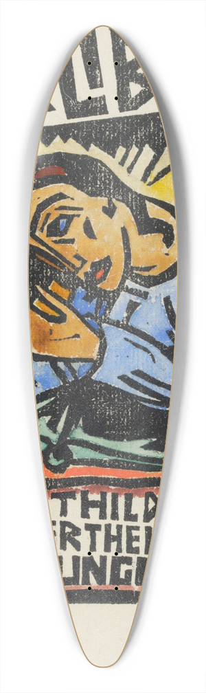 Aloys Wach - Ex libris Thilde Wertheimer-Junger 39.3 inch art pintail longboard deck