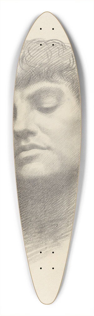 Alphonse Legros - Head 39.3 inch art pintail longboard deck