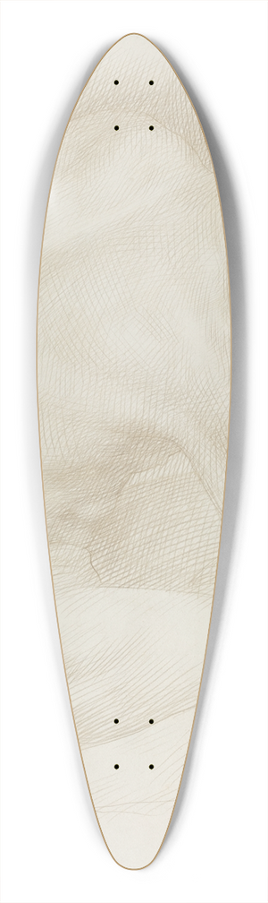 Alphonse Legros - Old Man 39.3 inch art pintail longboard deck
