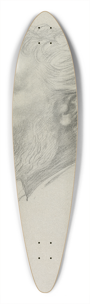Alphonse Legros - Sir Frederick Leighton 39.3 inch art pintail longboard deck
