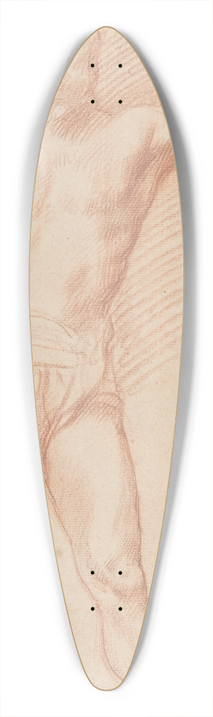Alphonse Legros - Study of a Figure 39.3 inch art pintail longboard deck