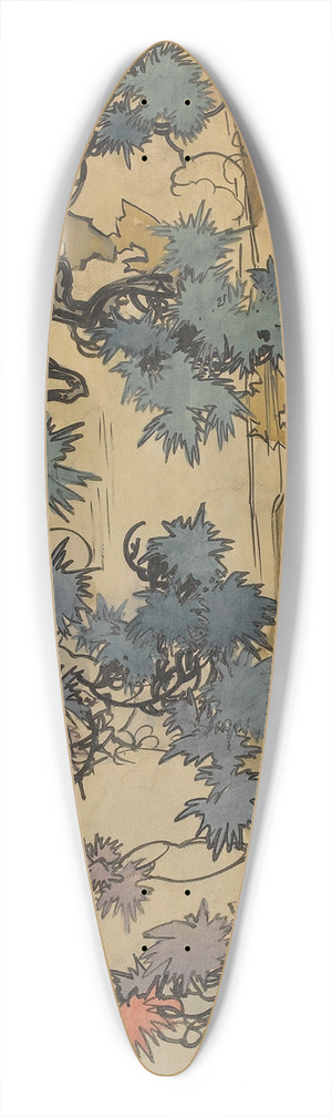 Alphonse Mucha - Carton de vitrail pour la bijouterie Fouquet 39.3 inch art pintail longboard deck