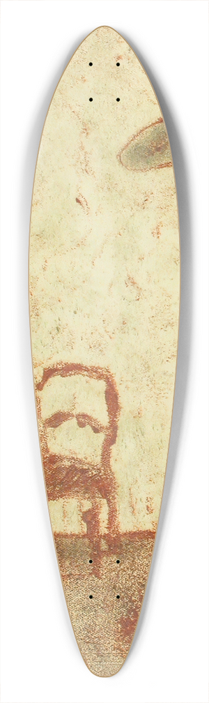 Alvar Cawn - Model 39.3 inch art pintail longboard deck