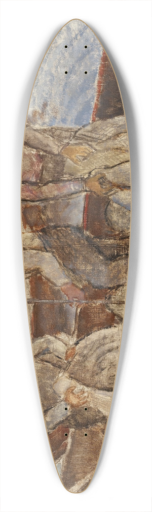 Alvar Cawn - Nuotanveto 39.3 inch art pintail longboard deck