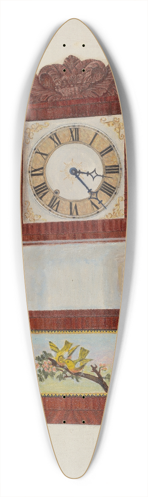 Alvin M. Gully - Shelf Clock 39.3 inch art pintail longboard deck