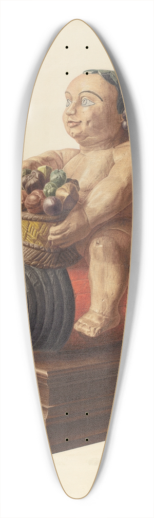 Alvin M. Gully - The Windham Bacchus 39.3 inch art pintail longboard deck