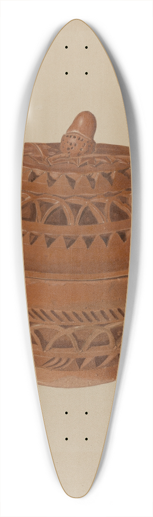 Alvin Shiren - Pa. German Bowl 39.3 inch art pintail longboard deck