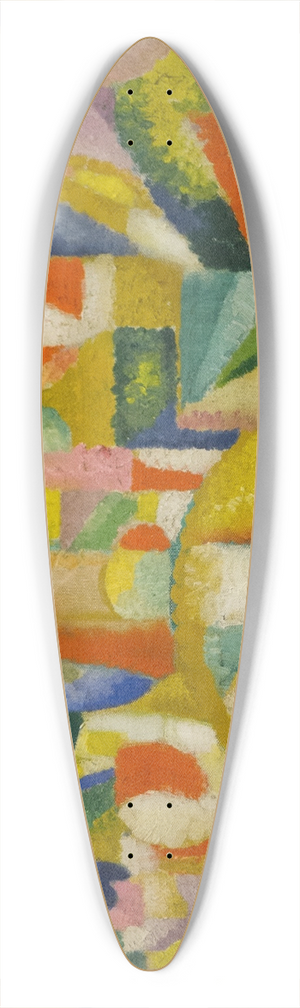 Amadeo de Souza-Cardoso - Les Cavaliers 39.3 inch art pintail longboard deck
