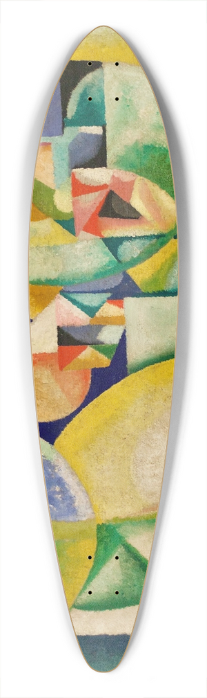 Amadeo de Souza-Cardoso - Study B 39.3 inch art pintail longboard deck