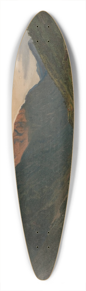 Amaldus Nielsen - Aftenstemning, Fjrland 39.3 inch art pintail longboard deck