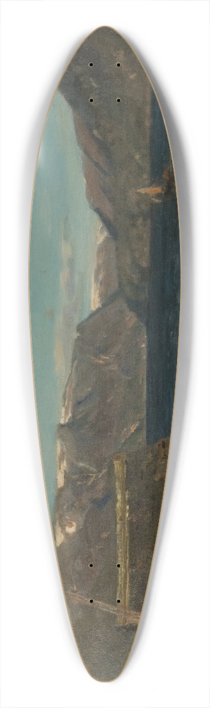 Amaldus Nielsen - Fra Djnne 39.3 inch art pintail longboard deck