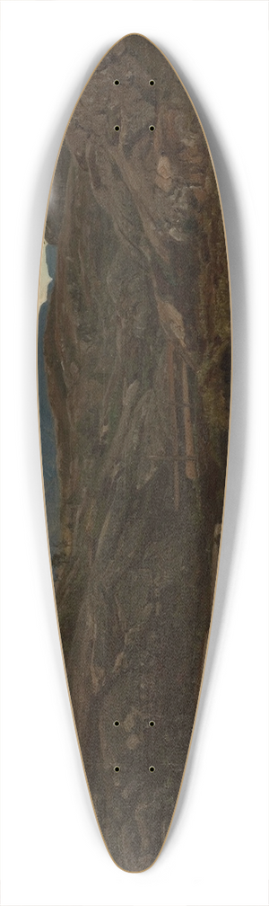 Amaldus Nielsen - Fra heiene ved Aafjord 39.3 inch art pintail longboard deck