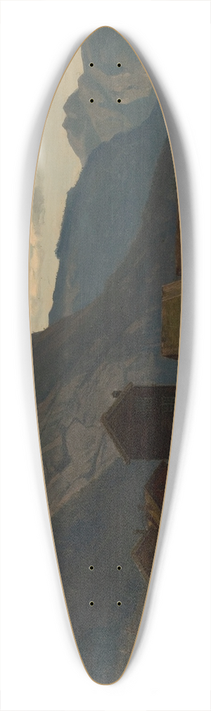Amaldus Nielsen - Fra Langgeir, Setesdal 39.3 inch art pintail longboard deck