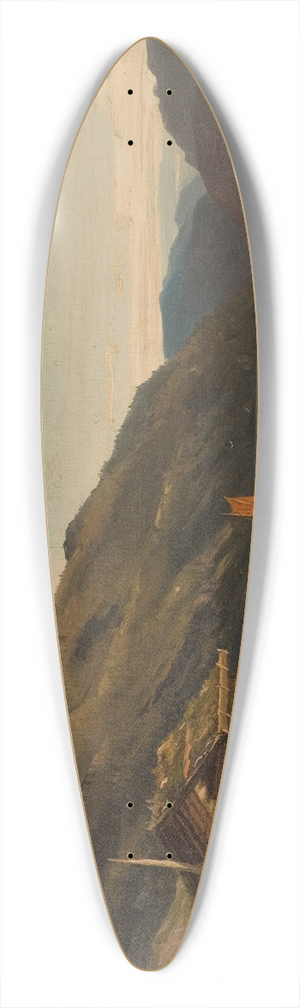 Amaldus Nielsen - Fra Suldalsvann 39.3 inch art pintail longboard deck