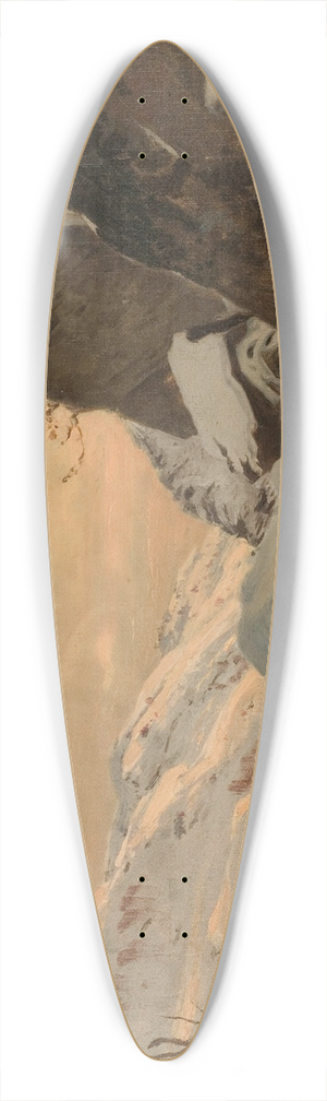 Amaldus Nielsen - Fra Tjensvold, Mandal 39.3 inch art pintail longboard deck