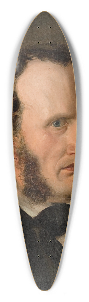 Amaldus Nielsen - Portrett av kunstnerens bror Harald 39.3 inch art pintail longboard deck