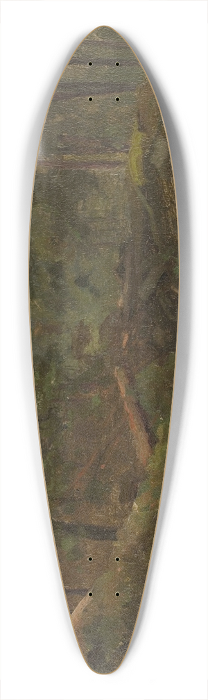 Amaldus Nielsen - Svinestad, Mandal 39.3 inch art pintail longboard deck