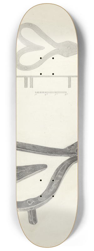 Benjamin Resnick - Flatiron Holder 8.25 inch art skate deck