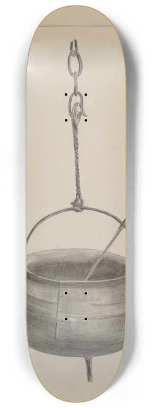 Benjamin Resnick - Kettle with Spoon 8.25 inch art skate deck