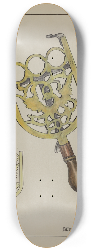 Benjamin Resnick - Trivet 8.25 inch art skate deck