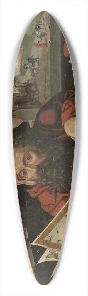 Amant Molet - Saint Jerome in his study 39.3 inch art pintail longboard deck