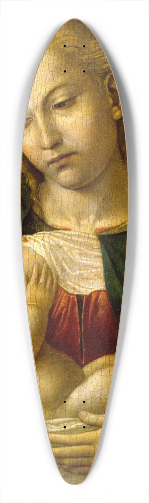 Ambrogio Bergognone - The Madonna del Latte 39.3 inch art pintail longboard deck