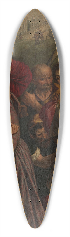 Ambrosius Francken I - Sebastian of Rome Being Captured by Diocletian 39.3 inch art pintail longboard deck
