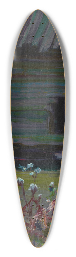 Ambroy Sabatowski - Old Windmill 39.3 inch art pintail longboard deck