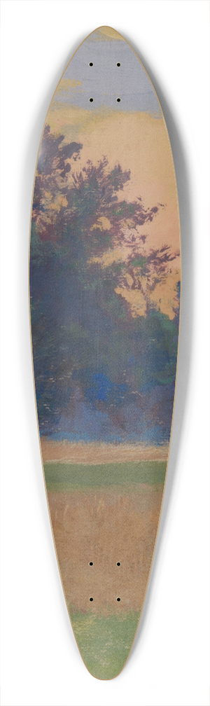 Ambroy Sabatowski - Three Moments  Triptych (Evening) 39.3 inch art pintail longboard deck