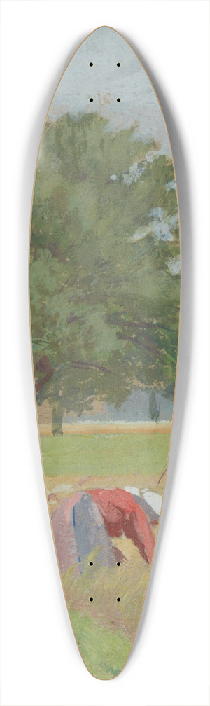 Ambroy Sabatowski - Three Moments  Triptych (Noon) 39.3 inch art pintail longboard deck