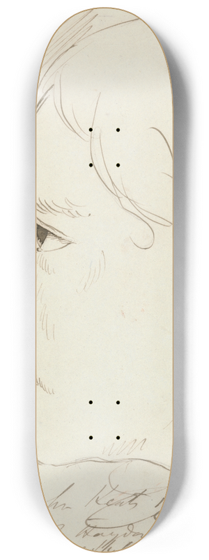 Benjamin Robert Haydon - John Keats 8.25 inch art skate deck
