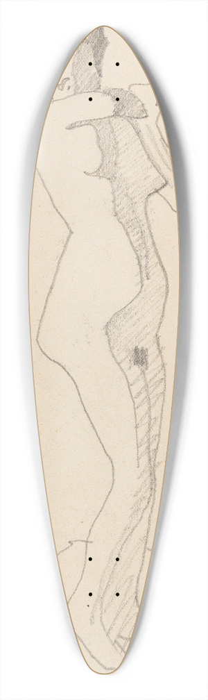Amedeo Modigliani - Femme nue debout 39.3 inch art pintail longboard deck