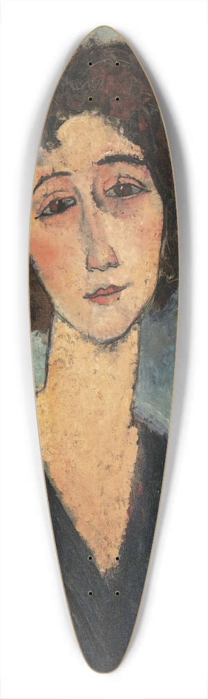 Amedeo Modigliani - Jeune Femme 39.3 inch art pintail longboard deck