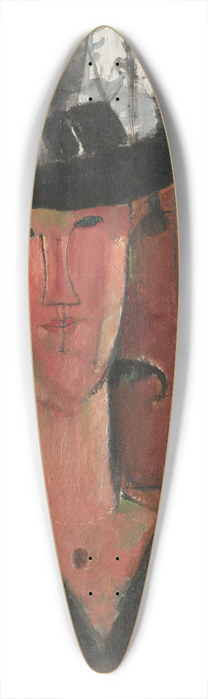 Amedeo Modigliani - Madam Pompadour 39.3 inch art pintail longboard deck