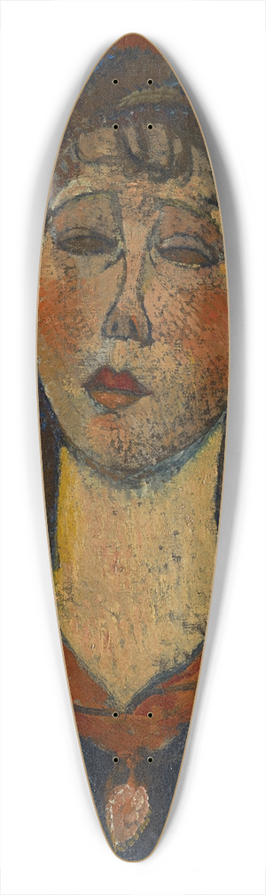 Amedeo Modigliani - Portrait of Madame Dorival 39.3 inch art pintail longboard deck