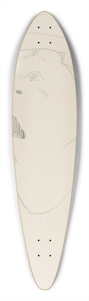 Amedeo Modigliani - Tte de clown bahi 39.3 inch art pintail longboard deck