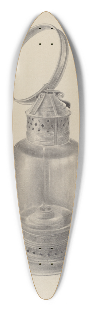 Amelia Tuccio - Hand Lantern 39.3 inch art pintail longboard deck