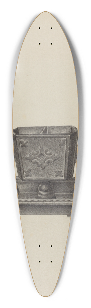 Amelia Tuccio - Match Safe 39.3 inch art pintail longboard deck