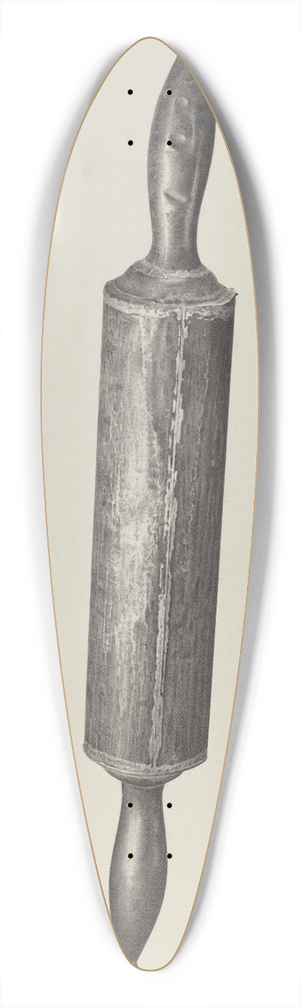 Amelia Tuccio - Rolling Pin 39.3 inch art pintail longboard deck