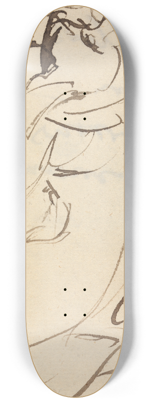 Benjamin Robert Haydon - Study For, Christs Entry into Jerusalem 8.25 inch art skate deck