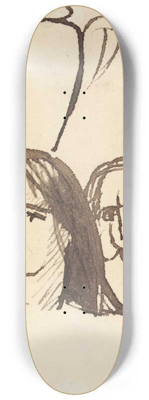 Benjamin Robert Haydon - Study For, Christs Entry into Jerusalem.. 8.25 inch art skate deck