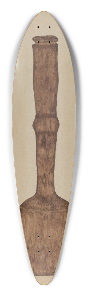 American 20th Century - Masher 39.3 inch art pintail longboard deck