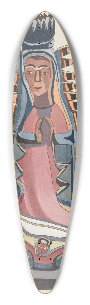 American 20th Century - Plate 31  Our Lady of Guadalupe  From Portfolio Spanish Colonial Designs of New Mexico 39.3 inch art pintail longboard deck